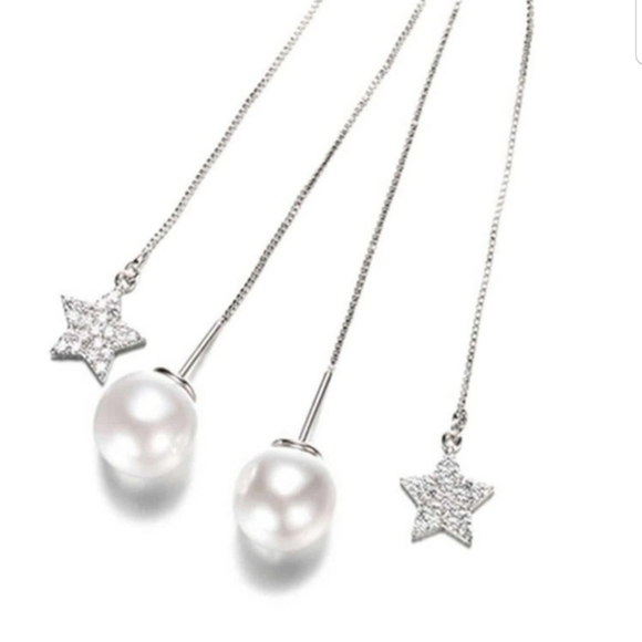 *Tova* Star and Pearl earrings - Picture 5 of 5